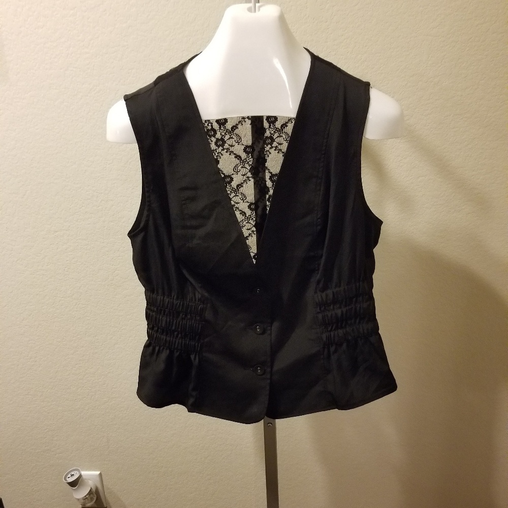 Flattering Black Vest